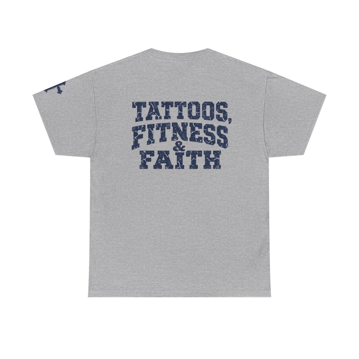 Tattoos Fitness & Faith T-Shirt image 4