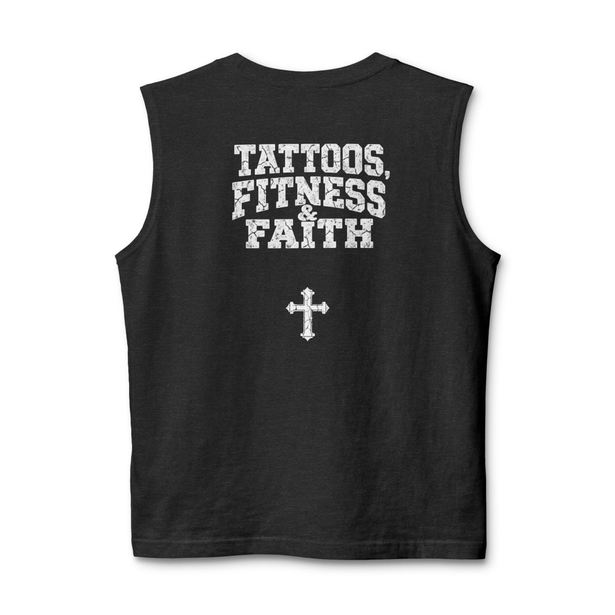 Tattoos Fitness & Faith Muscle Tank image 4
